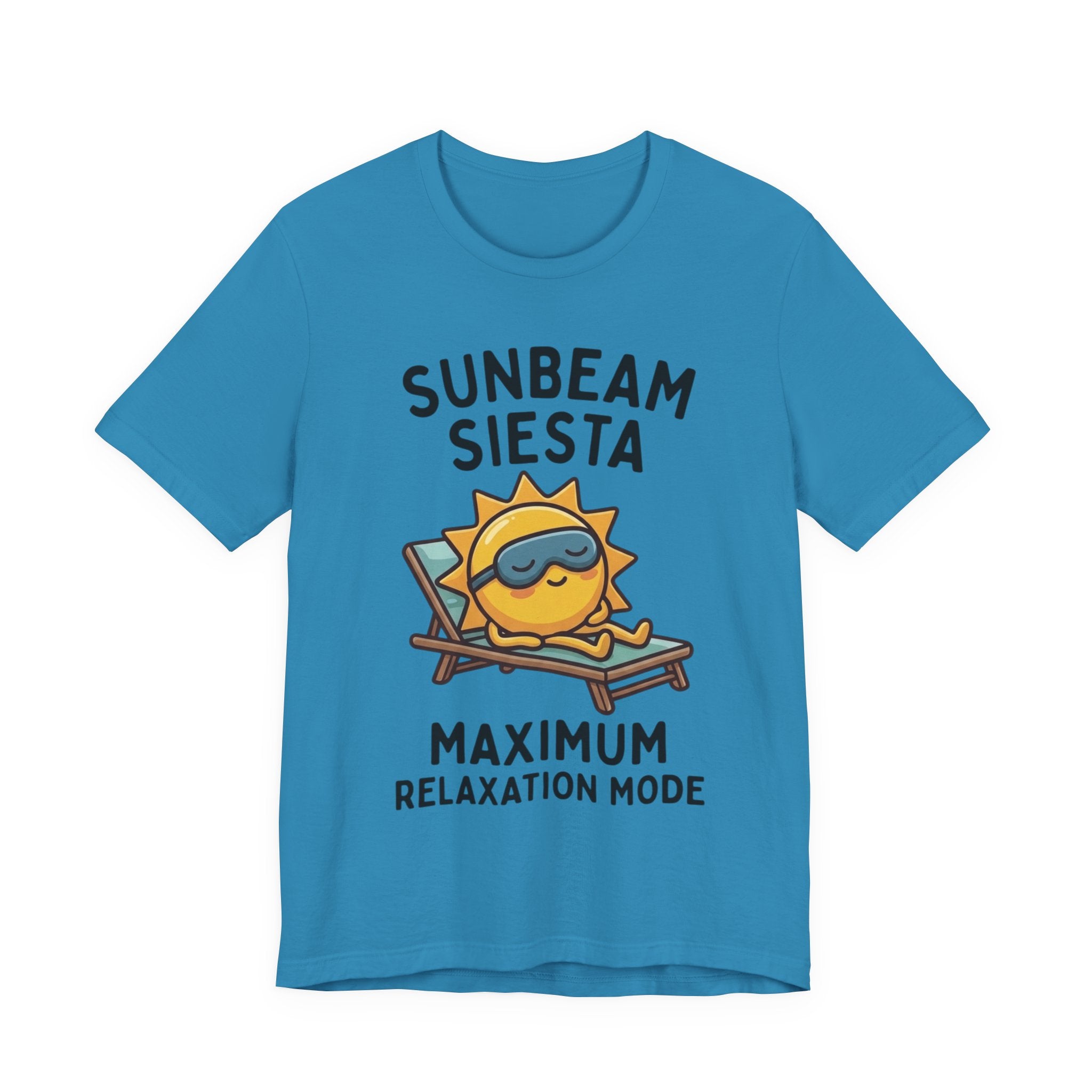 Sunbeam Siesta T-Shirt — "Maximum Relaxation Mode" Cute Sun Lounger Tee