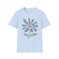 T-Shirt — "My God Is" Faith Word Flower Christian Tee