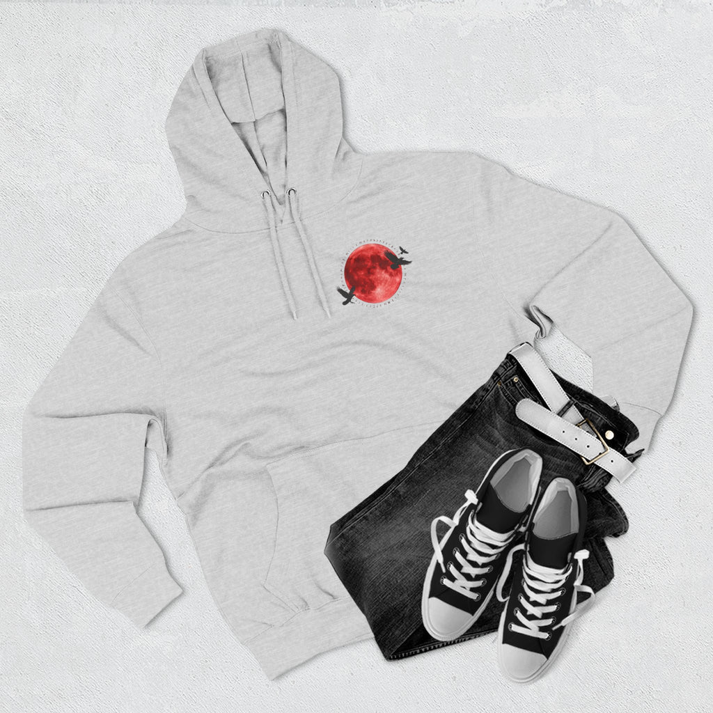 Samurai Hoodie — "Walk Through Hell and Keep Going" Graphic Fleece Hoodie
