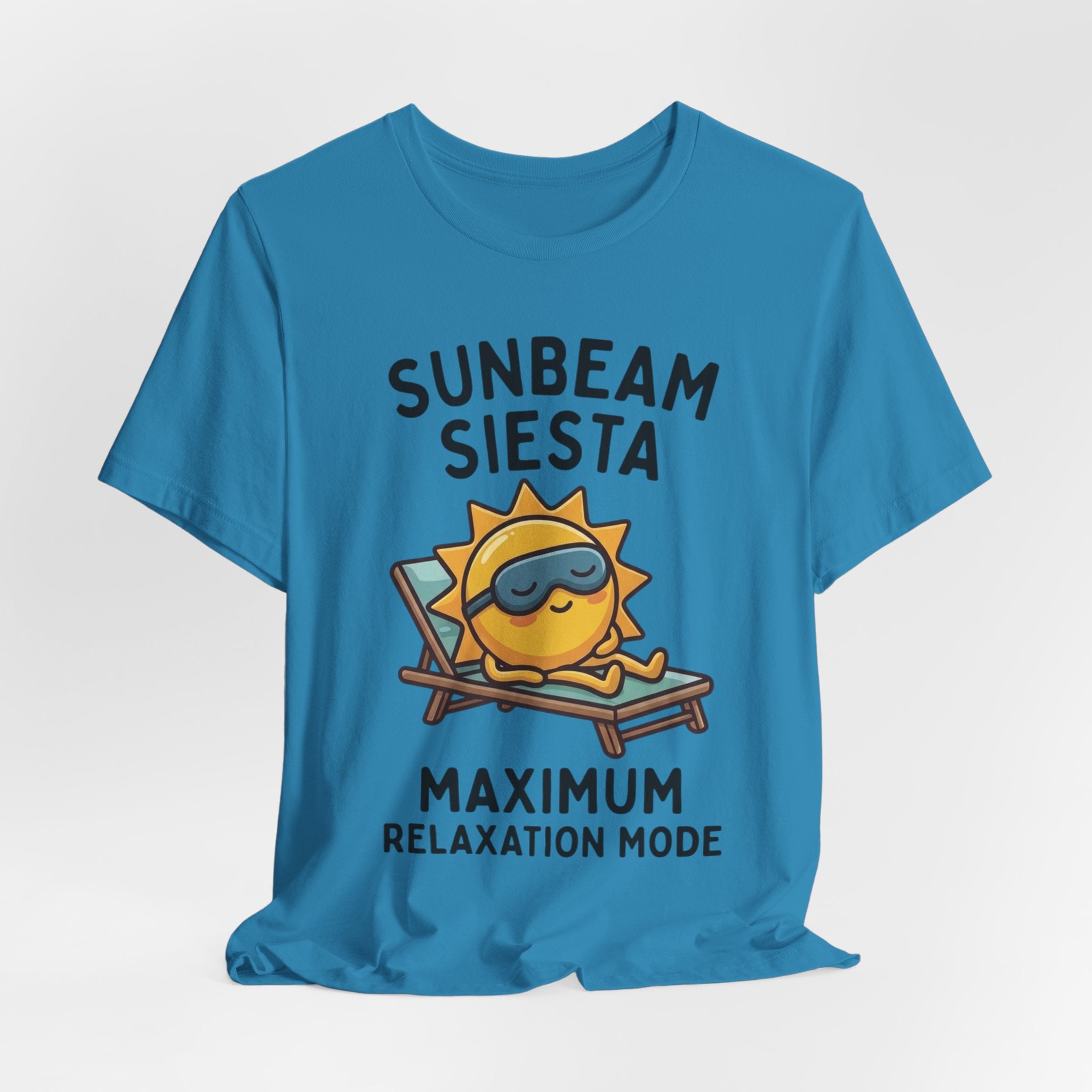 Sunbeam Siesta T-Shirt — "Maximum Relaxation Mode" Cute Sun Lounger Tee