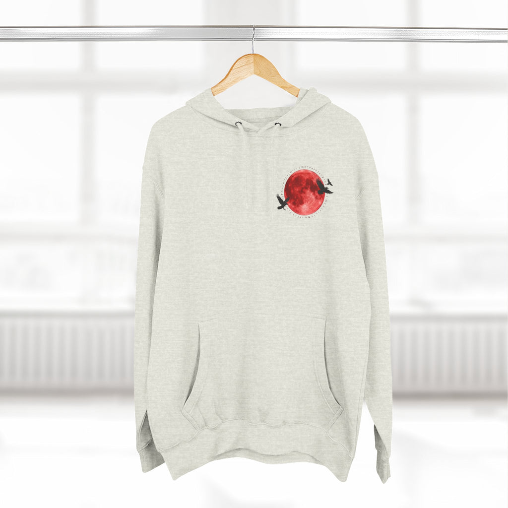 Samurai Hoodie — "Walk Through Hell and Keep Going" Graphic Fleece Hoodie